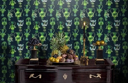 Обои 109/12058 фото в интерьере гостиной превью