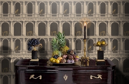 Обои 97/8025 фото в интерьере гостиной превью