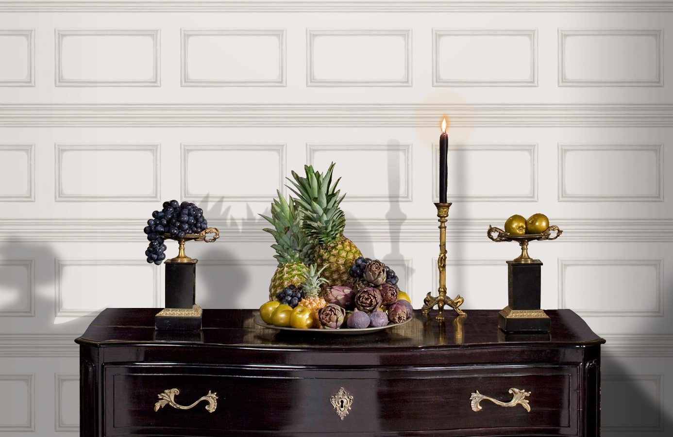 Обои 98/8032 фото в интерьере гостиной