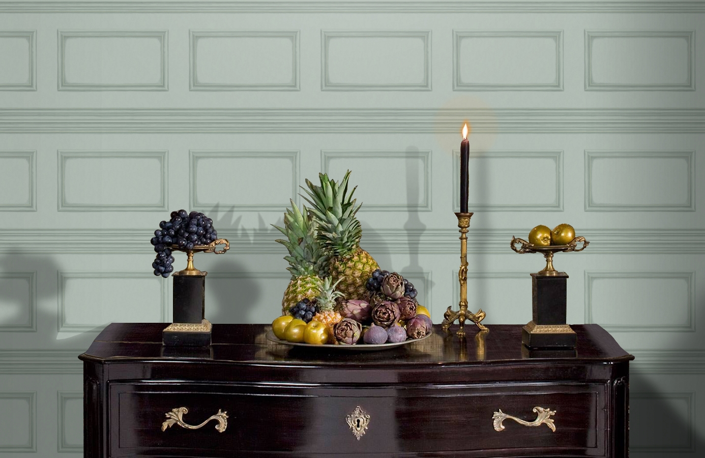 Обои 98/8035 фото в интерьере гостиной