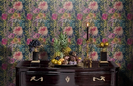 Обои 111498 фото в интерьере гостиной превью