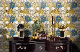 Обои 34901-1 фото в интерьере гостиной превью