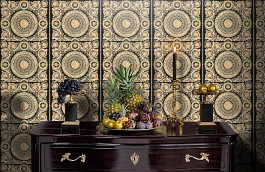 Обои 37055-3 фото в интерьере гостиной превью