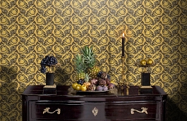 Обои 93583-4 фото в интерьере гостиной превью