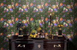 Обои 24054 фото в интерьере гостиной превью