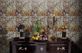 Обои 24076 фото в интерьере гостиной превью