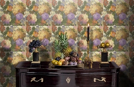 Обои 24105 фото в интерьере гостиной превью