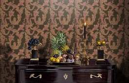 Обои 24118 фото в интерьере гостиной превью