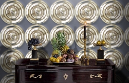 Обои 56396 фото в интерьере гостиной превью