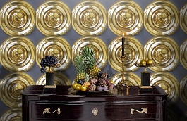 Обои 56397 фото в интерьере гостиной превью