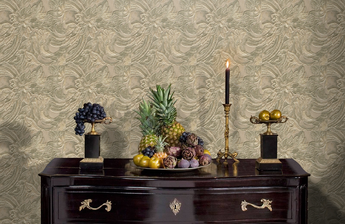 Обои 56869 фото в интерьере гостиной