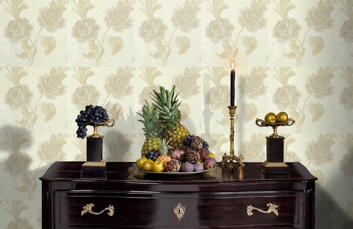 Обои 56908 фото в интерьере гостиной