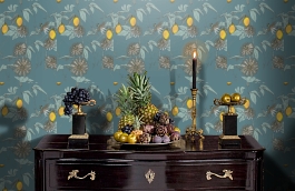 Обои 117081 фото в интерьере гостиной превью