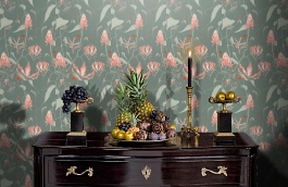 Обои 117086 фото в интерьере гостиной превью