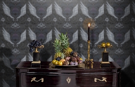 Обои 54454 фото в интерьере гостиной превью