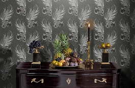 Обои 54812 фото в интерьере гостиной превью