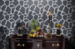 Обои 115015 фото в интерьере гостиной превью