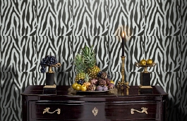 Обои 115018 фото в интерьере гостиной превью