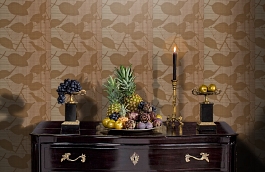 Обои 135013 фото в интерьере гостиной превью