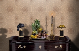 Обои 137203 фото в интерьере гостиной превью