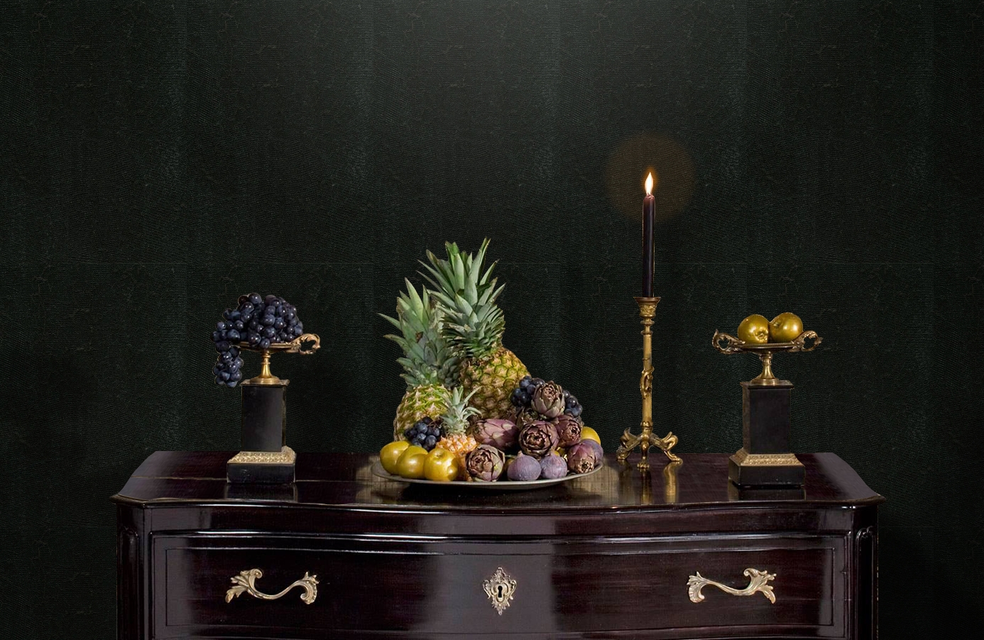 Обои 16020 фото в интерьере гостиной