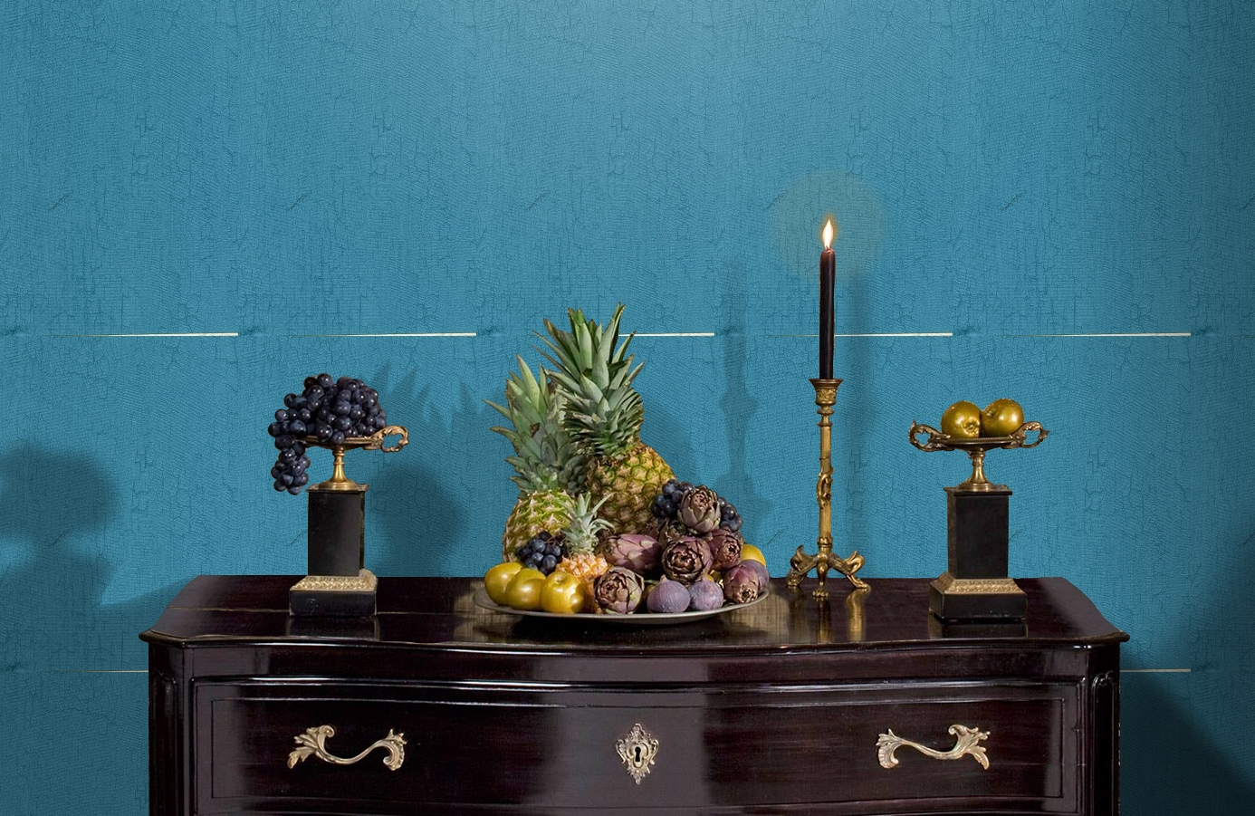 Обои 16026 фото в интерьере гостиной