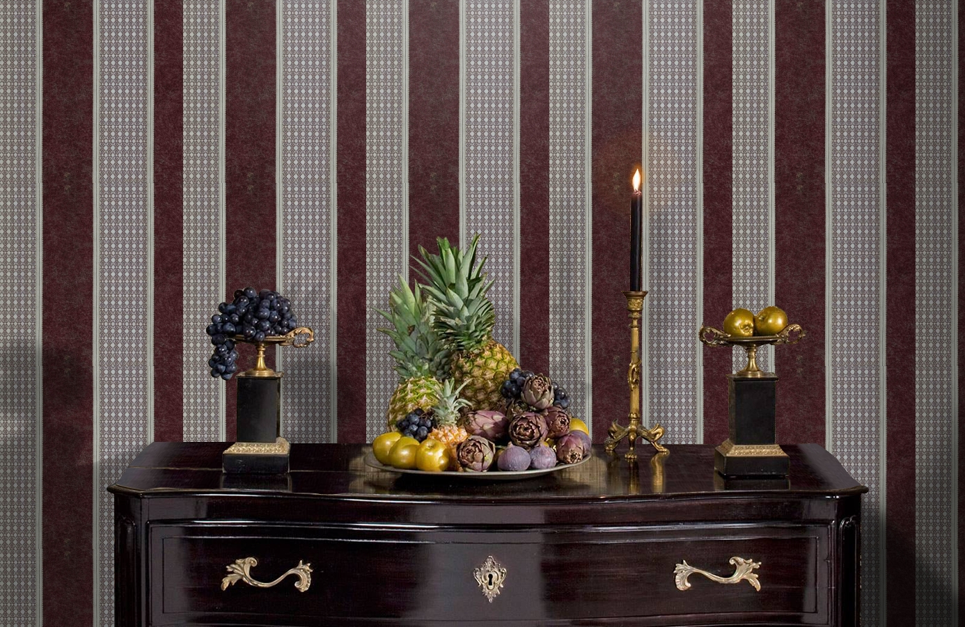 Обои 17038 фото в интерьере гостиной