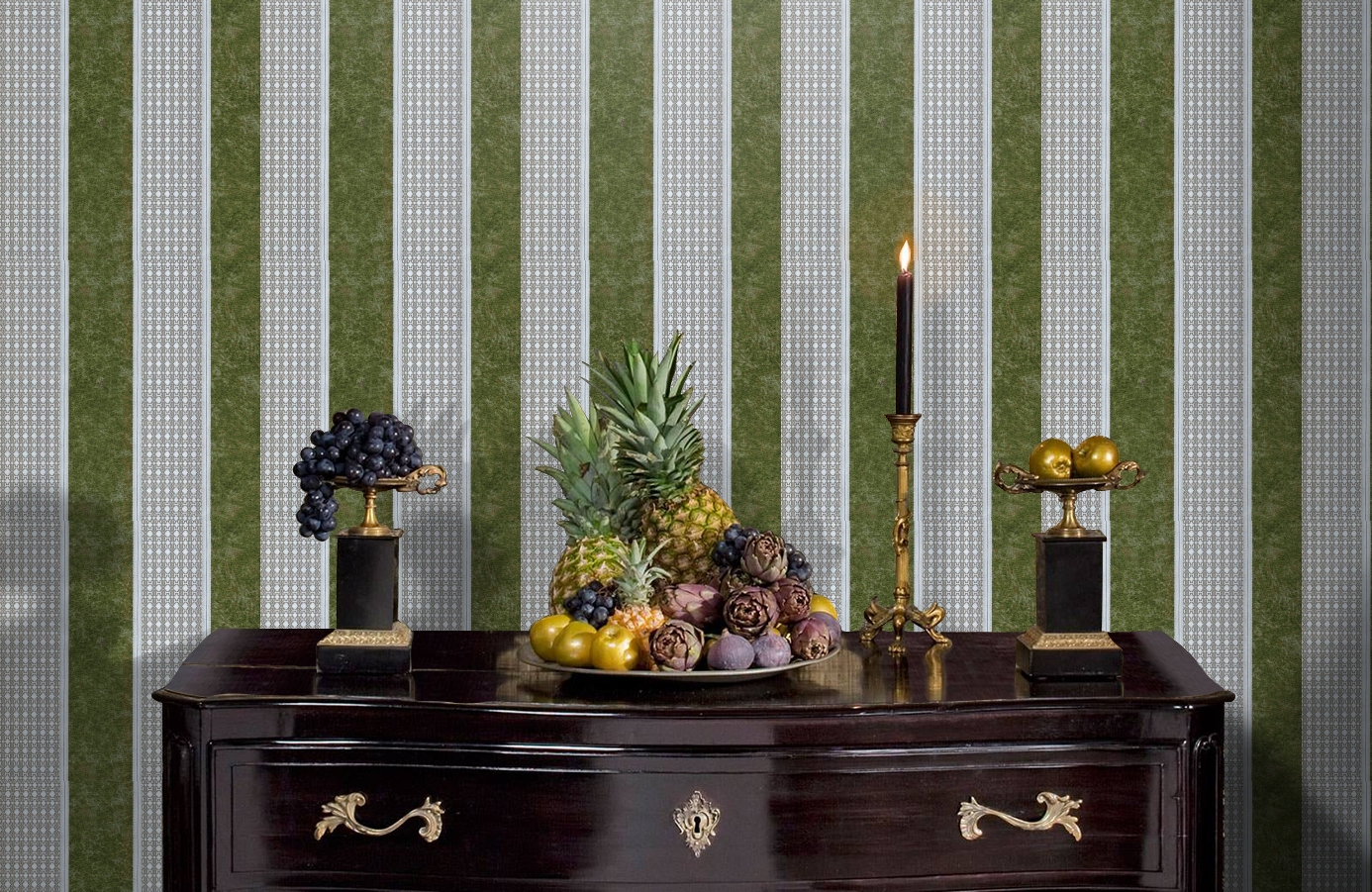 Обои 17043 фото в интерьере гостиной