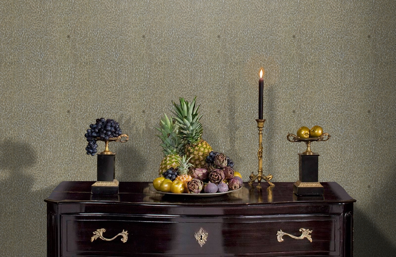 Обои 17086 фото в интерьере гостиной