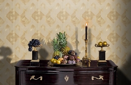 Обои 17317 фото в интерьере гостиной превью