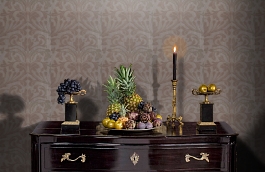 Обои 215004 фото в интерьере гостиной превью