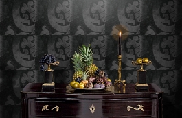 Обои 23009-3 фото в интерьере гостиной превью