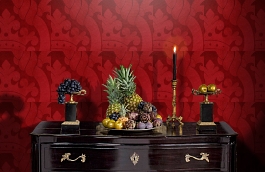 Обои 23009-4 фото в интерьере гостиной превью