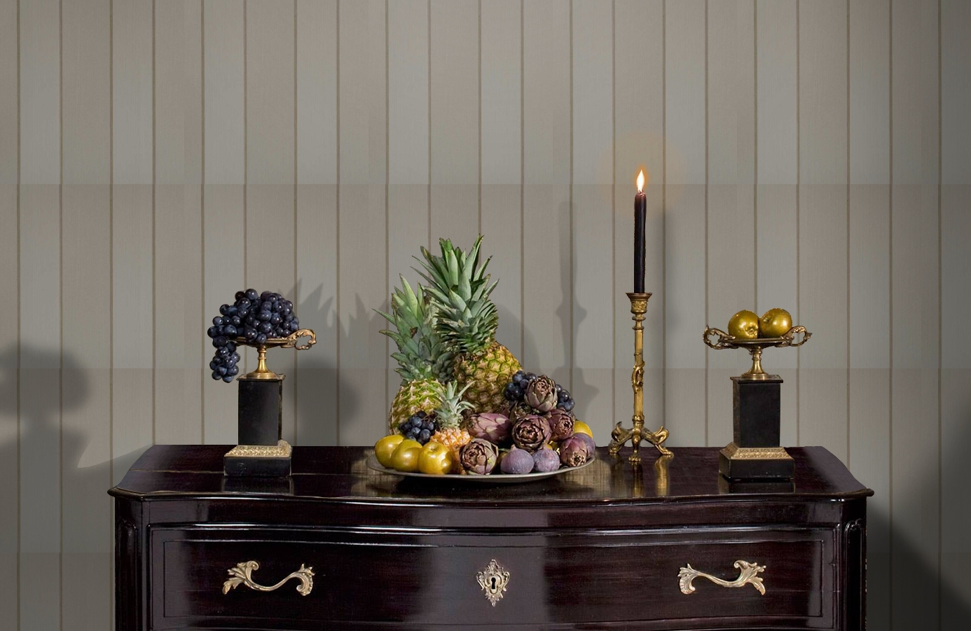 Обои 275009 фото в интерьере гостиной