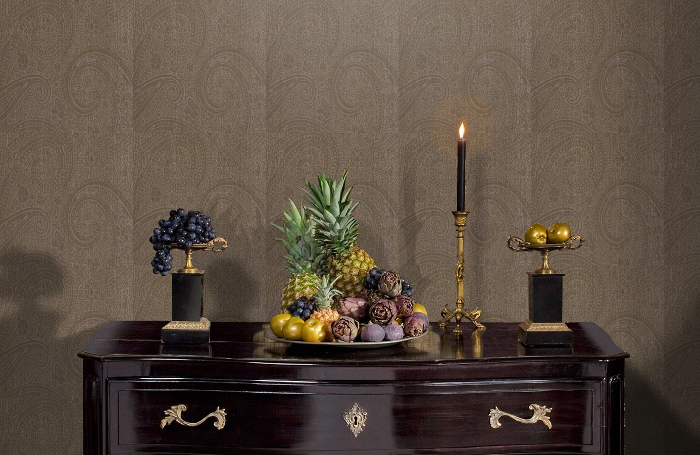 Обои 275025 фото в интерьере гостиной