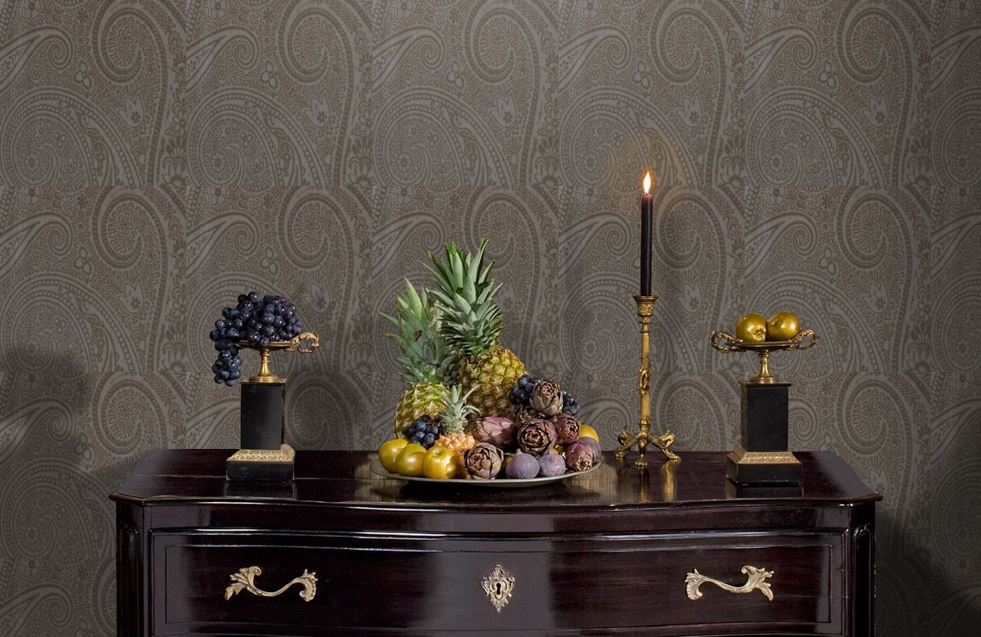 Обои 275026 фото в интерьере гостиной