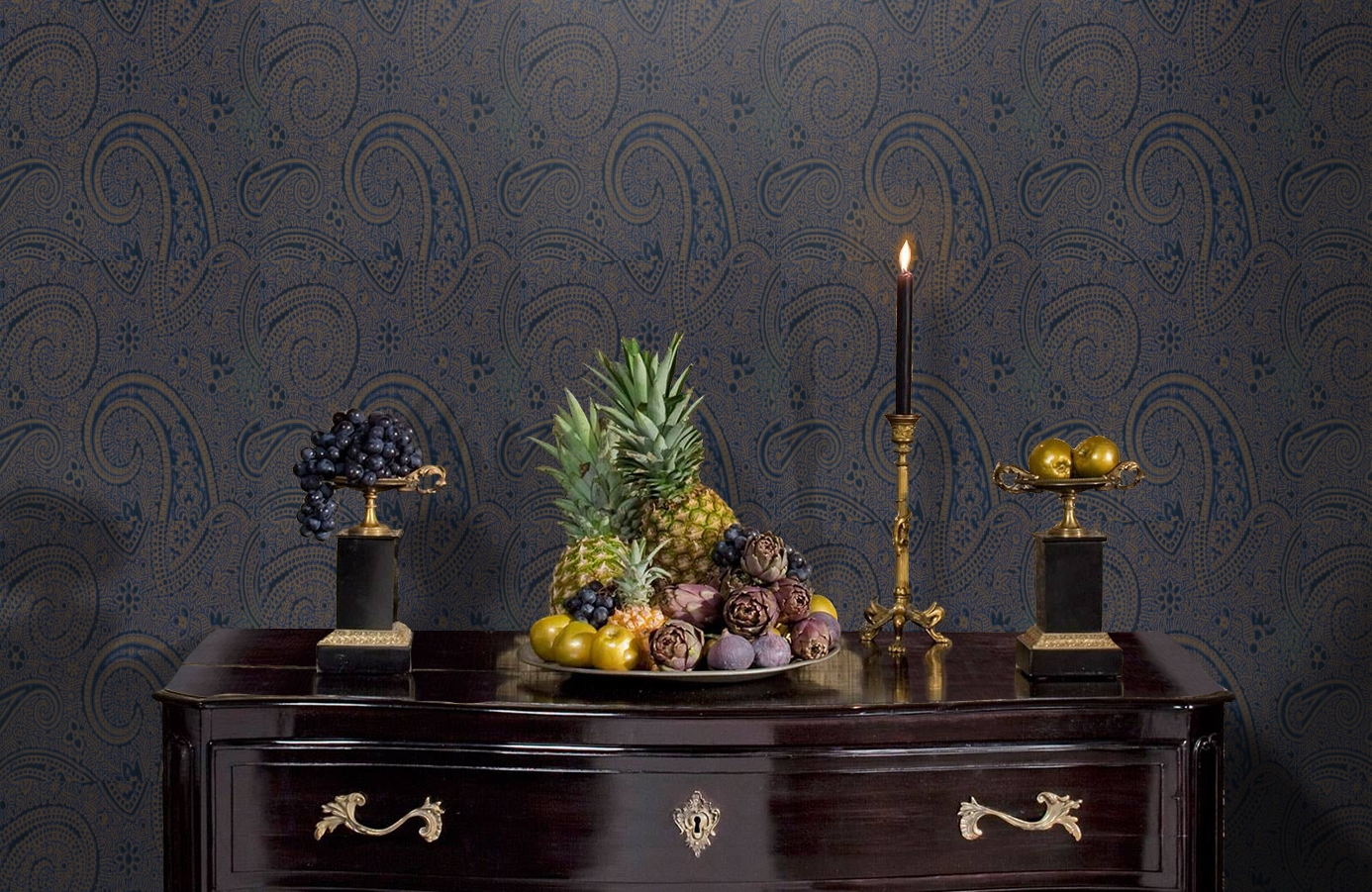 Обои 275027 фото в интерьере гостиной