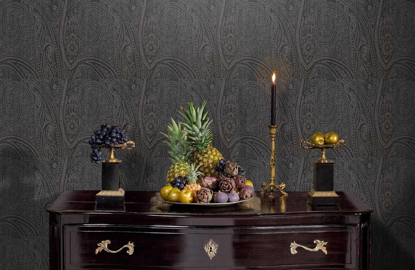 Обои 275028 фото в интерьере гостиной