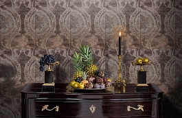 Обои 310012 фото в интерьере гостиной превью