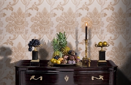 Обои 320001 фото в интерьере гостиной превью