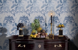 Обои 330002 фото в интерьере гостиной превью