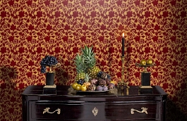 Обои 400001 фото в интерьере гостиной превью