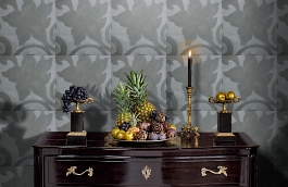 Обои 400008 фото в интерьере гостиной превью