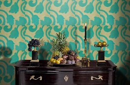 Обои 400012 фото в интерьере гостиной превью