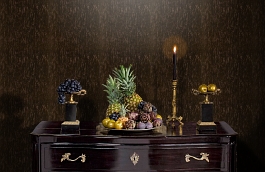 Обои 500039 фото в интерьере гостиной превью