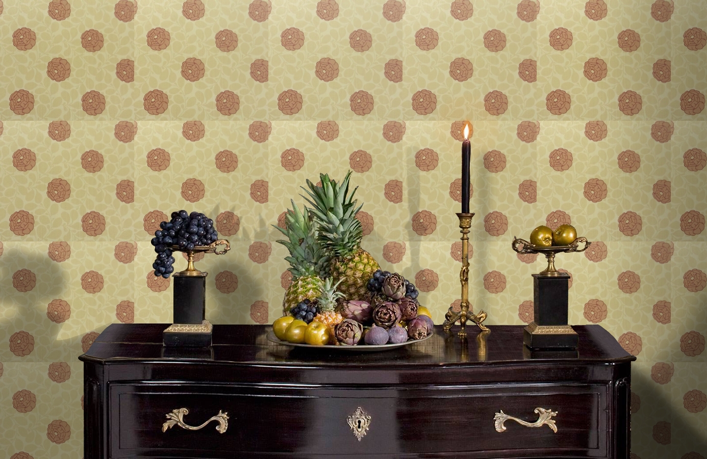 Обои 9700M1 фото в интерьере гостиной