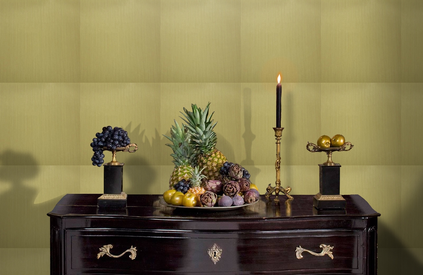 Обои 9760E2 фото в интерьере гостиной