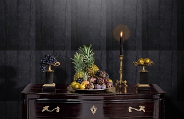 Обои LA16112 фото в интерьере гостиной превью