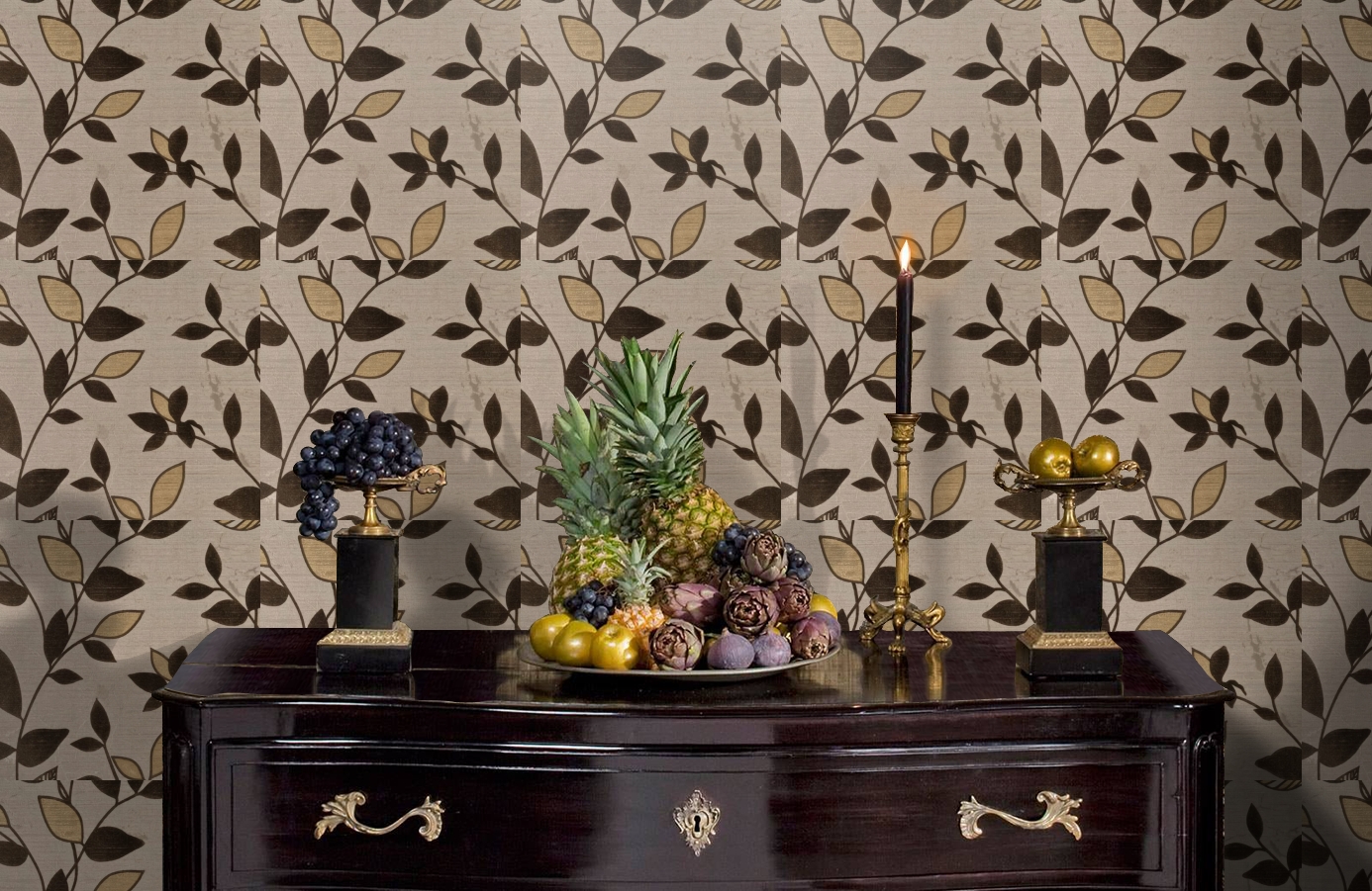 Обои VE165007 фото в интерьере гостиной