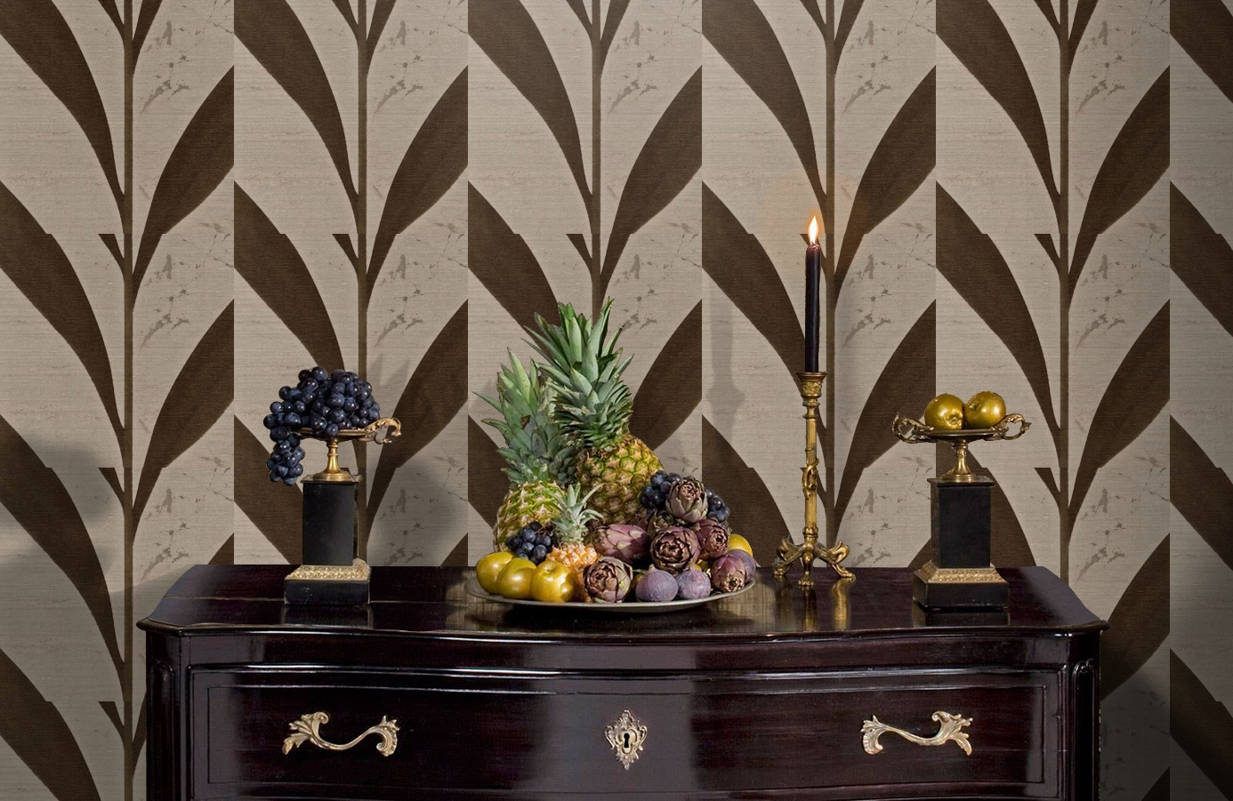 Обои VE165023 фото в интерьере гостиной